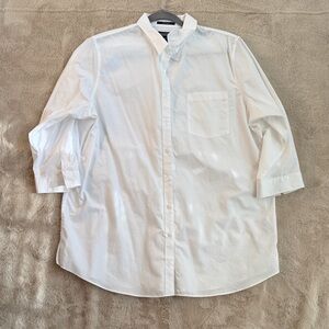 Lands' End Women’s Tunic Button Front Shirt